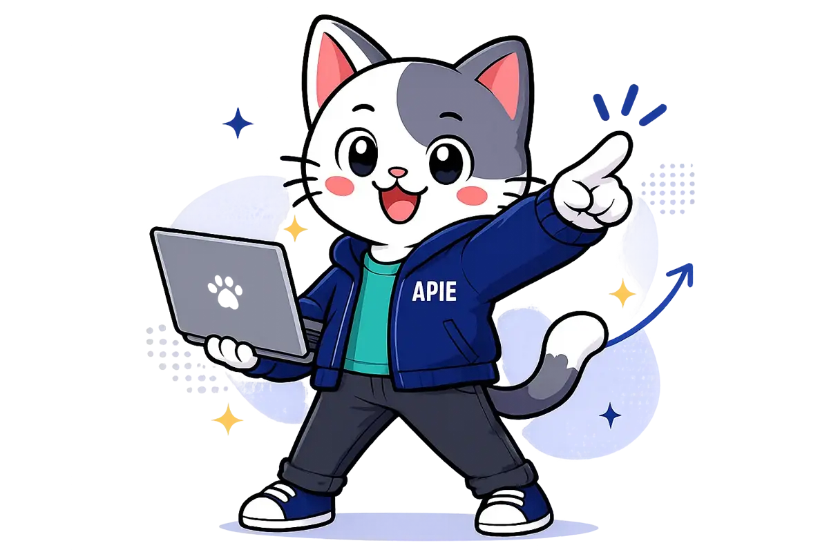 Maskot Meowcode - Jasa Pembuatan Website Modern dan Solusi Integrasi AI Profesional